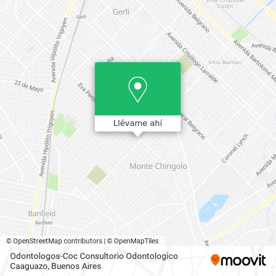 Mapa de Odontologos-Coc Consultorio Odontologico Caaguazo