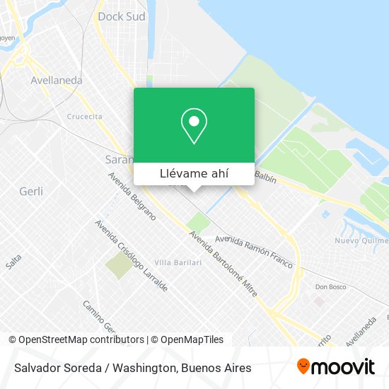 Mapa de Salvador Soreda / Washington