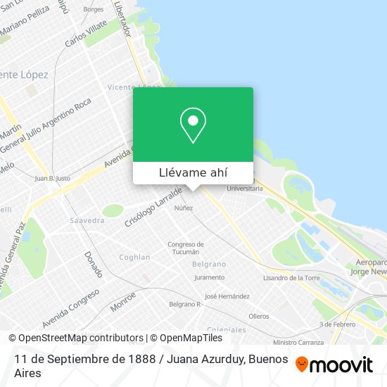 Mapa de 11 de Septiembre de 1888 / Juana Azurduy