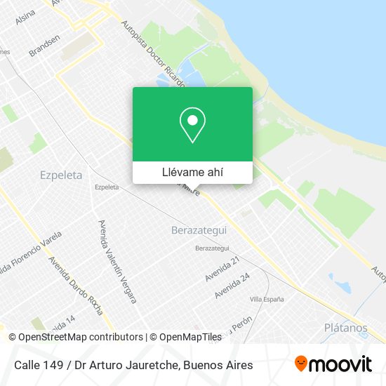 Mapa de Calle 149 / Dr Arturo Jauretche