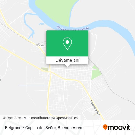 Mapa de Belgrano / Capilla del Señor