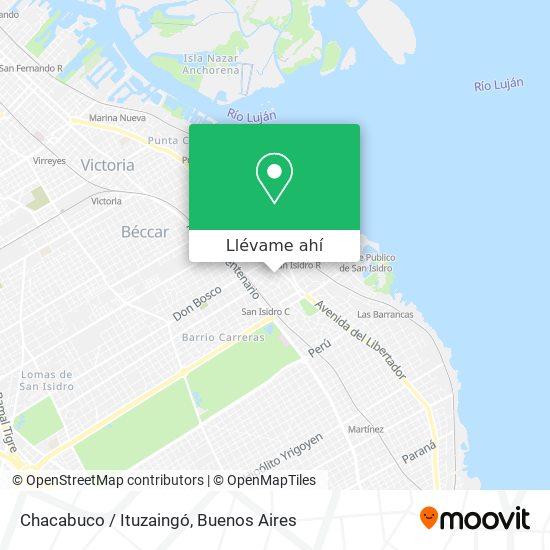 Mapa de Chacabuco / Ituzaingó