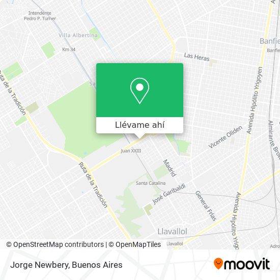 Mapa de Jorge Newbery