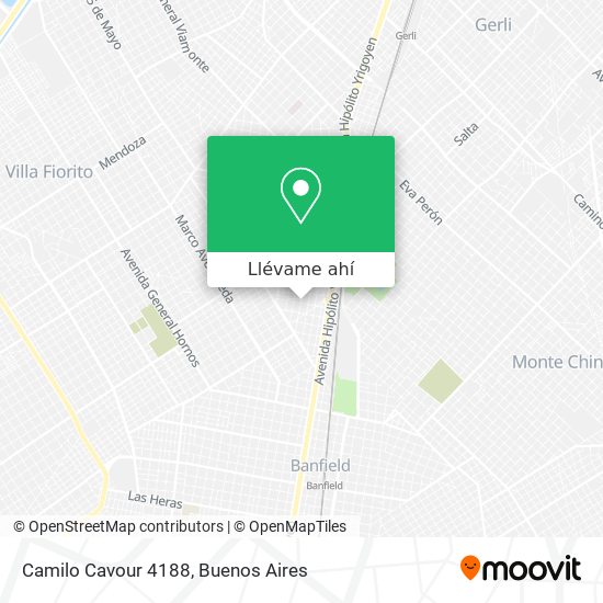 Mapa de Camilo Cavour 4188