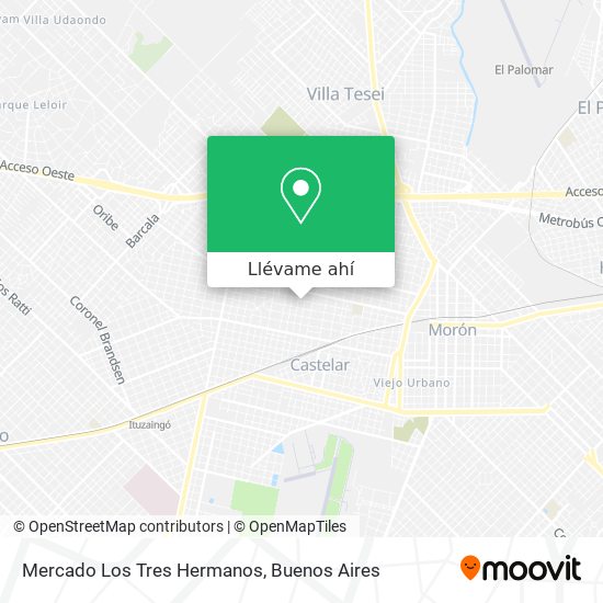 Mapa de Mercado Los Tres Hermanos