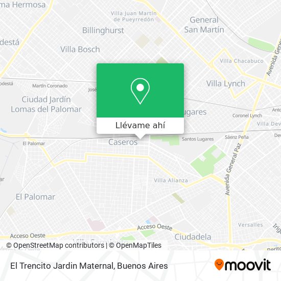 Mapa de El Trencito Jardin Maternal