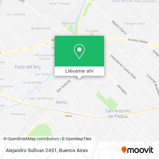 Mapa de Alejandro Sullivan 2451