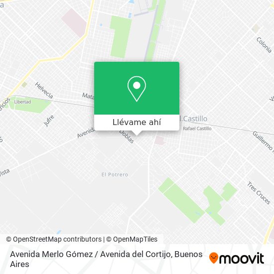 Mapa de Avenida Merlo Gómez / Avenida del Cortijo