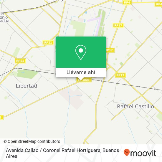 Mapa de Avenida Callao / Coronel Rafael Hortiguera