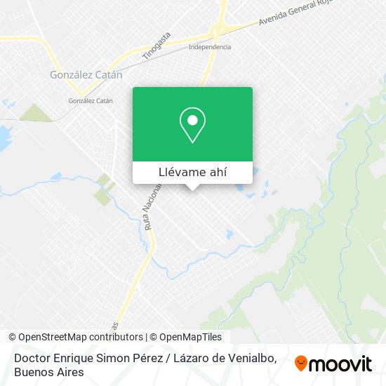 Mapa de Doctor Enrique Simon Pérez / Lázaro de Venialbo