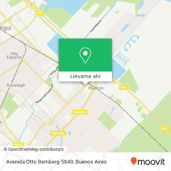 Mapa de Avenida Otto Bemberg 5840
