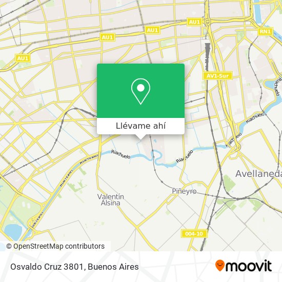 Mapa de Osvaldo Cruz 3801
