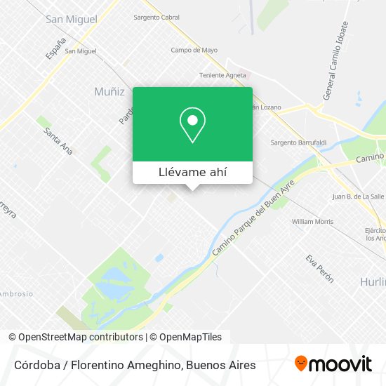 Mapa de Córdoba / Florentino Ameghino