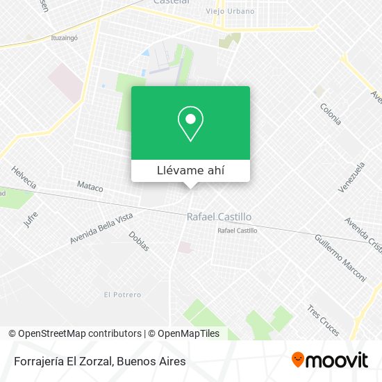 Mapa de Forrajería El Zorzal