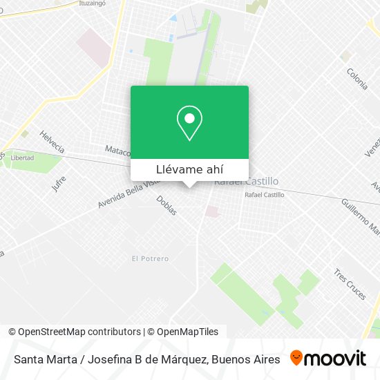 Mapa de Santa Marta / Josefina B de Márquez