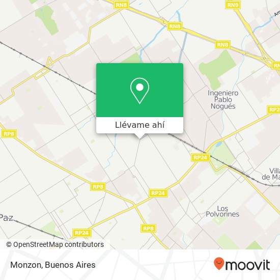 Mapa de Monzon