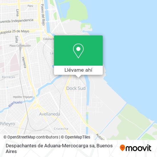 Mapa de Despachantes de Aduana-Mercocarga sa