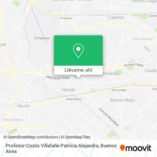 Mapa de Profesor-Cozzo Villafañe Patricia Alejandra