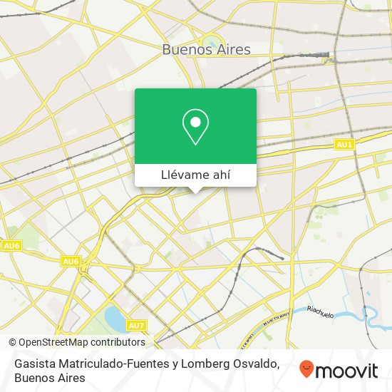 Mapa de Gasista Matriculado-Fuentes y Lomberg Osvaldo