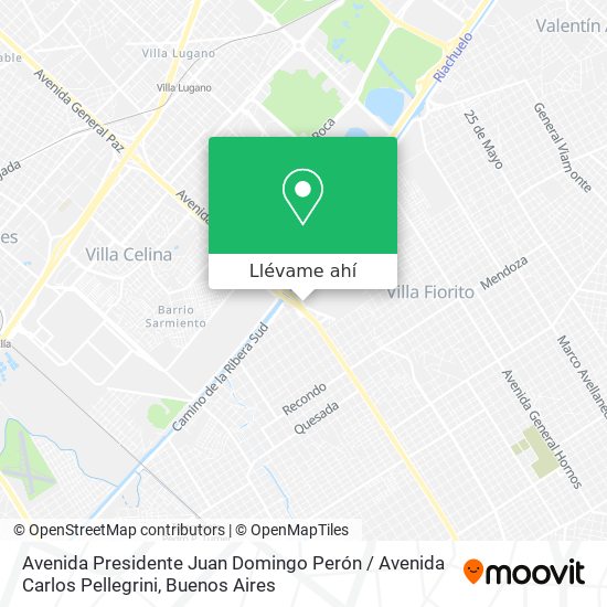 Mapa de Avenida Presidente Juan Domingo Perón / Avenida Carlos Pellegrini