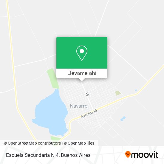 Mapa de Escuela Secundaria N 4