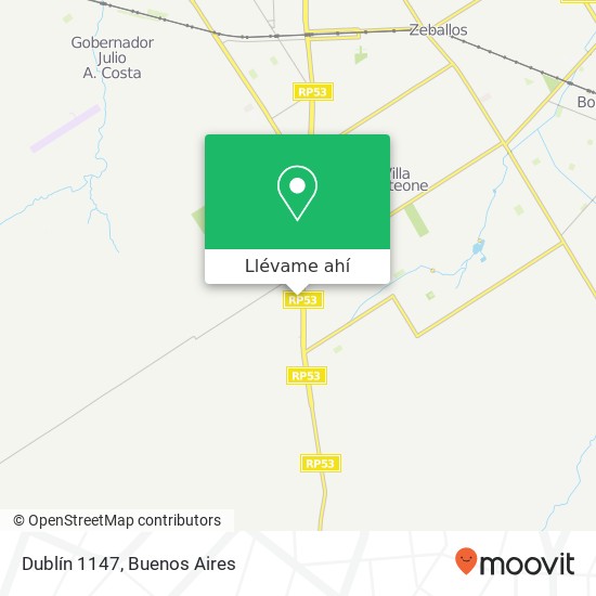 Mapa de Dublín 1147