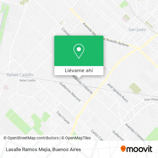 Mapa de Lasalle Ramos Mejia