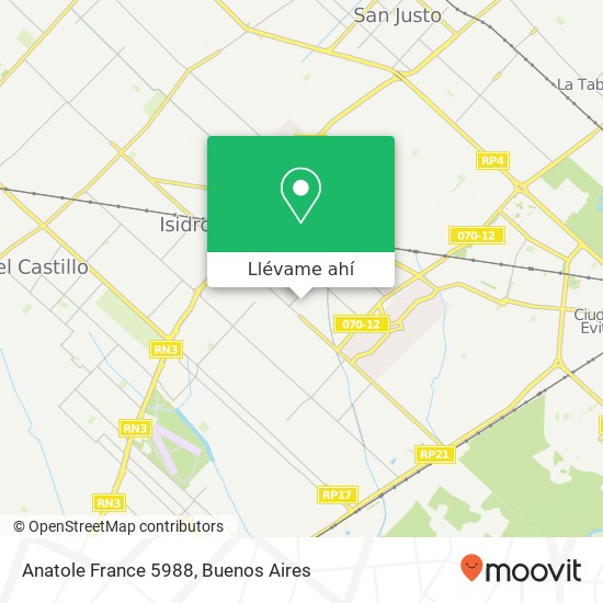 Mapa de Anatole France 5988