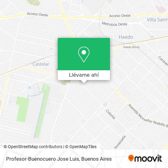 Mapa de Profesor-Buenocuero Jose Luis