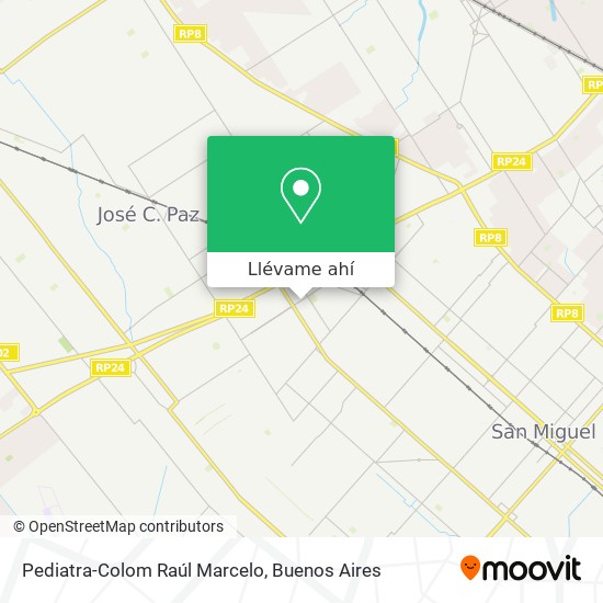 Mapa de Pediatra-Colom Raúl Marcelo