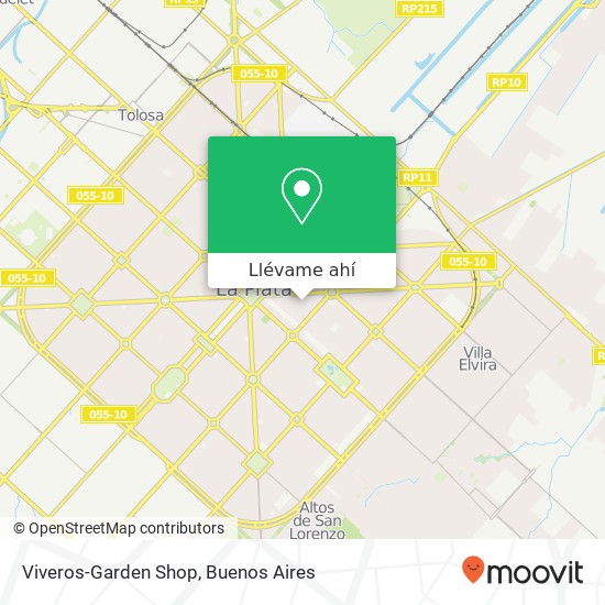 Mapa de Viveros-Garden Shop