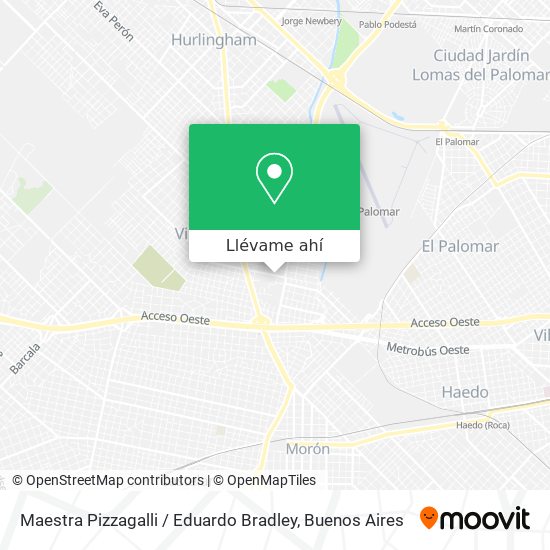 Mapa de Maestra Pizzagalli / Eduardo Bradley