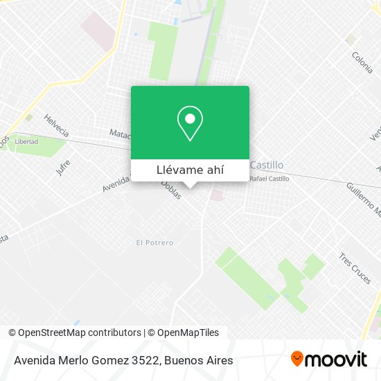 Mapa de Avenida Merlo Gomez 3522
