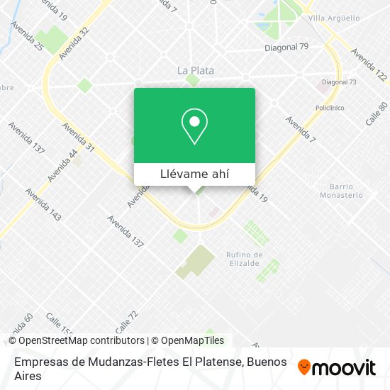 péndulo para mi Inspector Cómo llegar a Empresas de Mudanzas-Fletes El Platense en La Plata en  Colectivo o Tren?