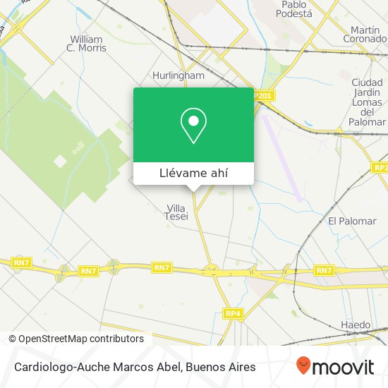 Mapa de Cardiologo-Auche Marcos Abel