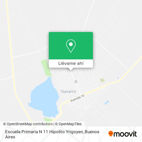 Mapa de Escuela Primaria N 11 Hipolito Yrigoyen