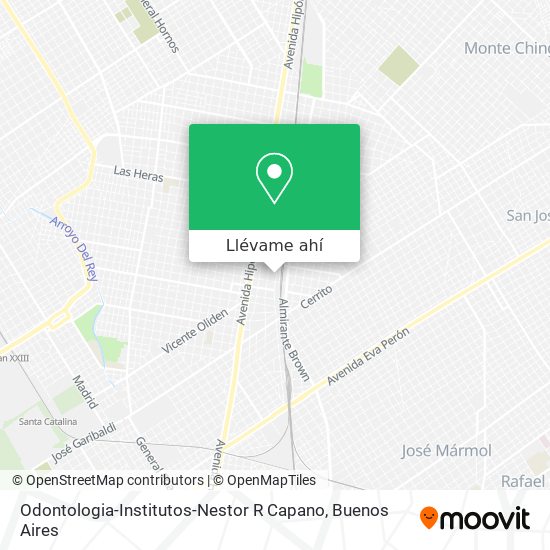 Mapa de Odontologia-Institutos-Nestor R Capano