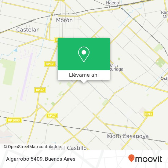 Mapa de Algarrobo 5409