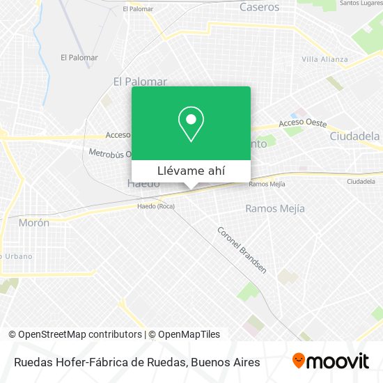 Mapa de Ruedas Hofer-Fábrica de Ruedas