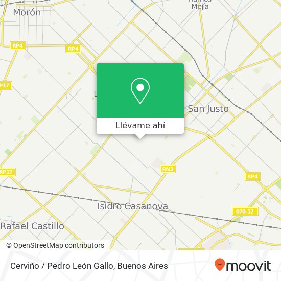 Mapa de Cerviño / Pedro León Gallo