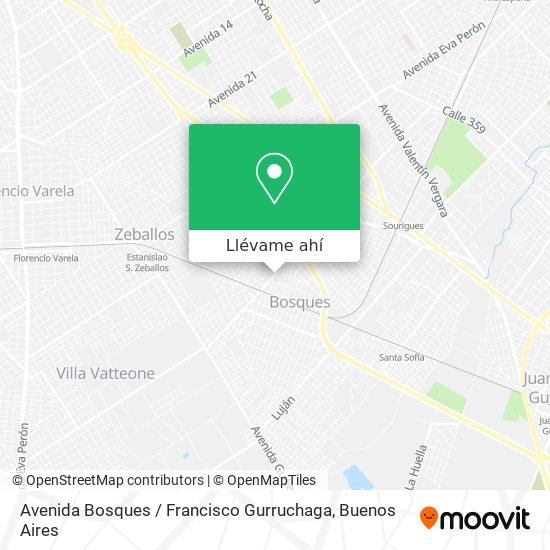 Mapa de Avenida Bosques / Francisco Gurruchaga