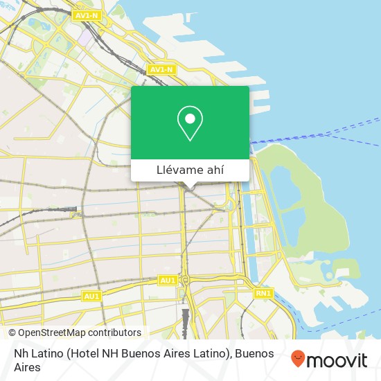 Mapa de Nh Latino (Hotel NH Buenos Aires Latino)