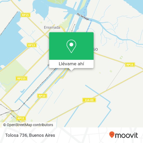 Mapa de Tolosa 736