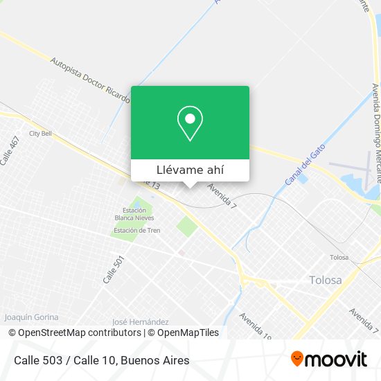 Mapa de Calle 503 / Calle 10