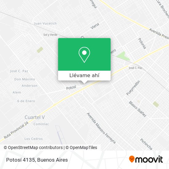 Mapa de Potosí 4135