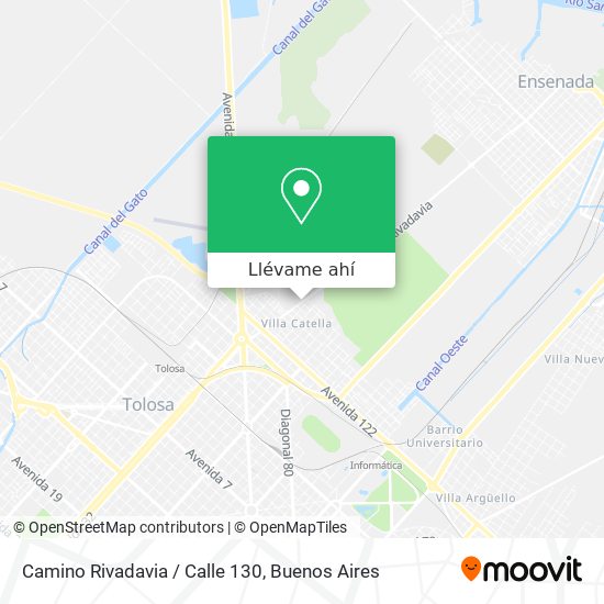 Mapa de Camino Rivadavia / Calle 130