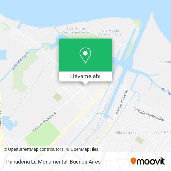 Mapa de Panadería La Monumental