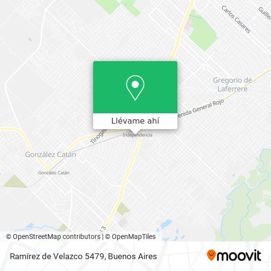 Mapa de Ramírez de Velazco 5479