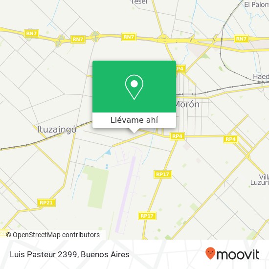 Mapa de Luis Pasteur 2399