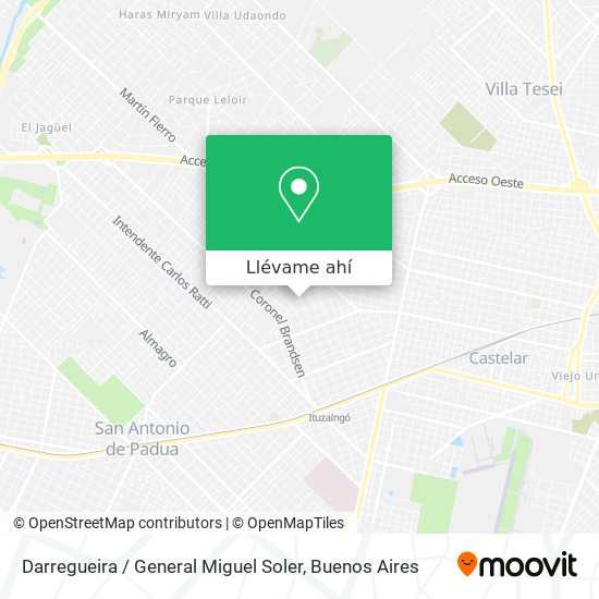 Mapa de Darregueira / General Miguel Soler